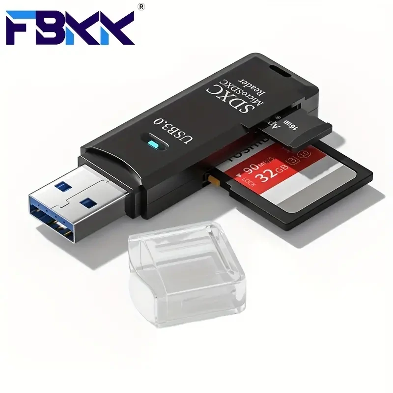 Lector De Tarjetas USB2.0/USB3.0 SD/TF, Transfiere Fotos Y Datos Desde La Memoria De La Cámara A Tu PC
