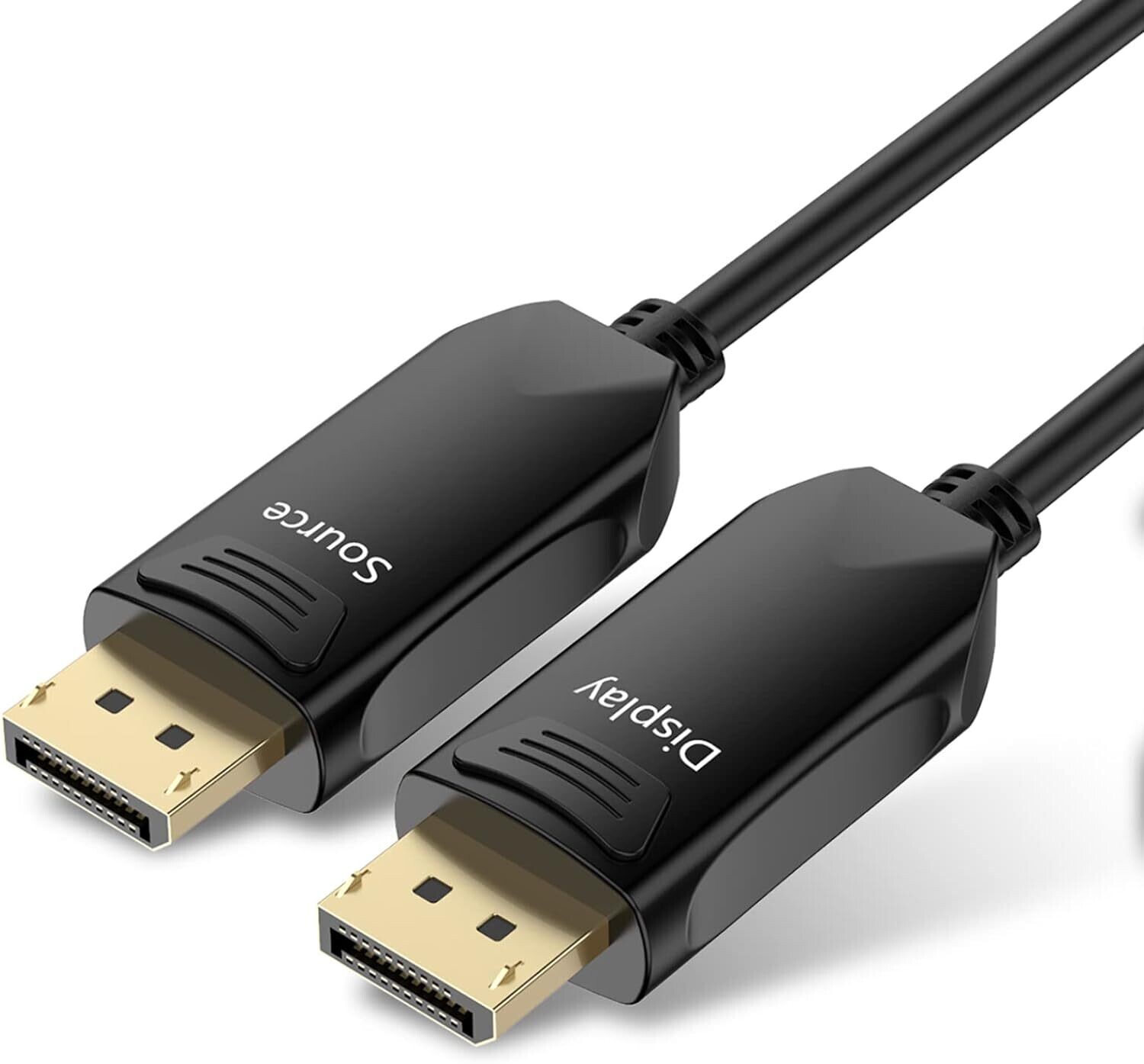 cable de fibra óptica Displayport de alta velocidad 32.4 Gbps 8K, 15 metros