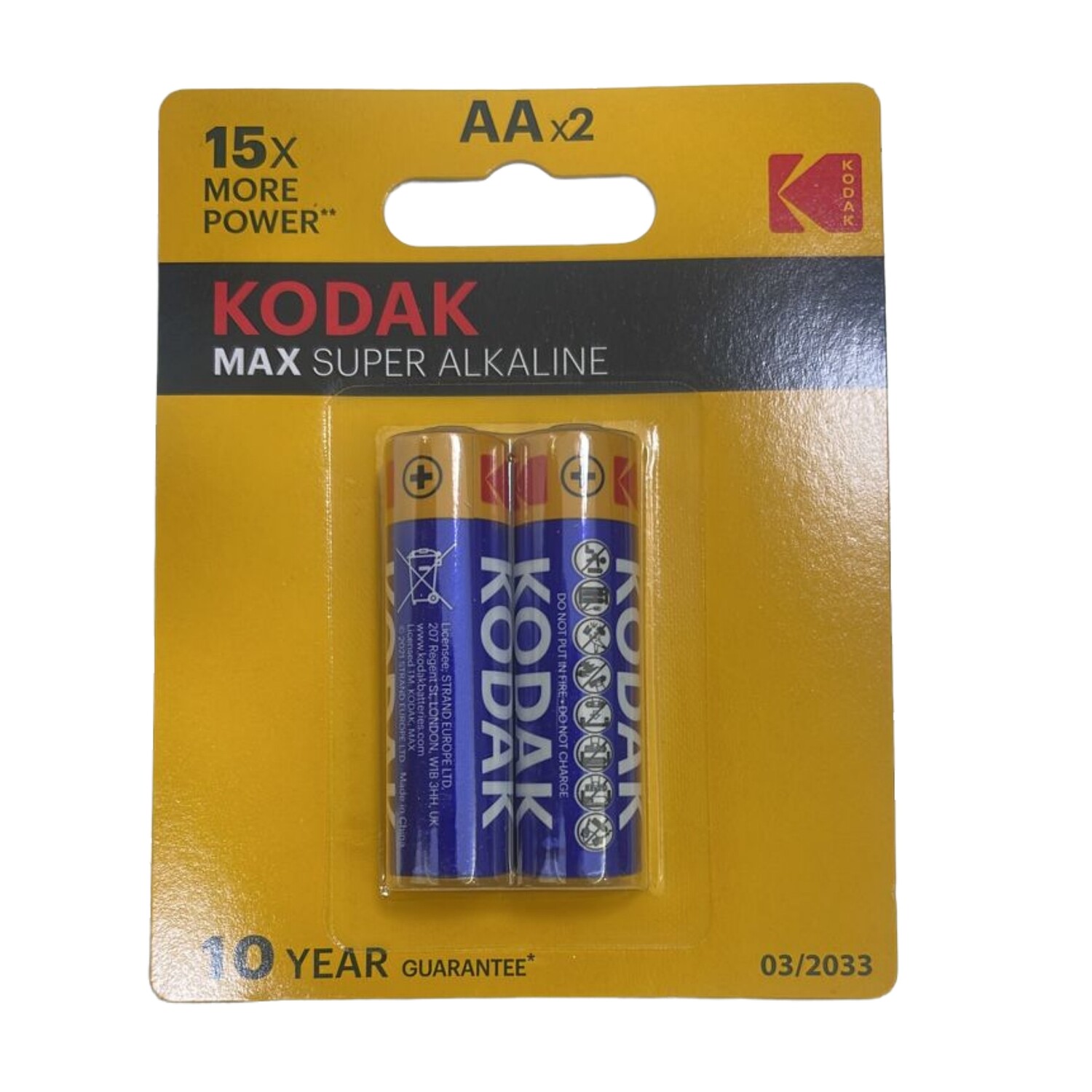 Pilas Baterias AAA Super Alcalina Kodak