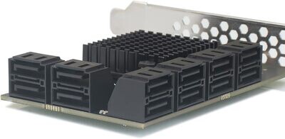 Tarjeta de expansión PCIe SATA de 12 puertos