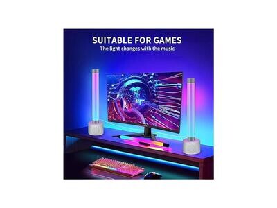 Junbig Cornetas Bluetooth LED Gaming, para Tv, Pc