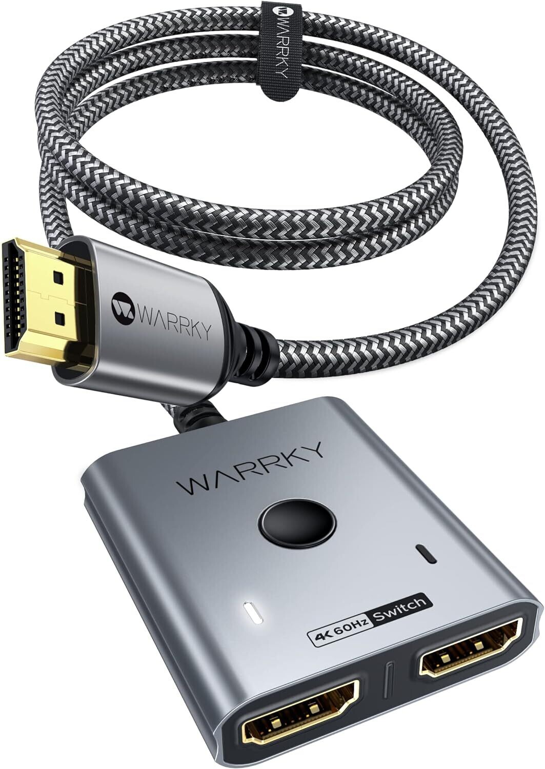Switch  HDMI 2 en 1 salida 4K @60Hz WARRKY