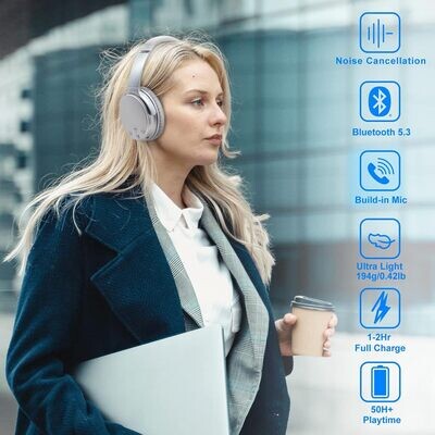 Audifonos Srhythm NC35 con cancelación de ruido inalámbricos Bluetooth 5.0