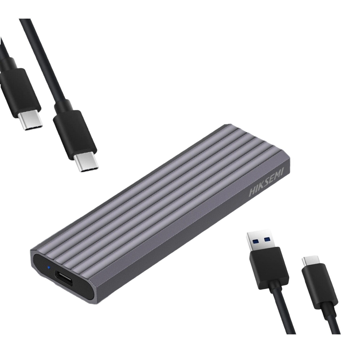 Case para SSD NVMe M.2 de aluminio, USB C de 10 Gbps, HIKSEMI