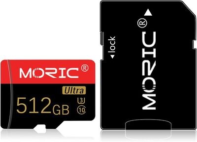 Tarjeta Micro SD de 512 GB, MORIC ULTRA