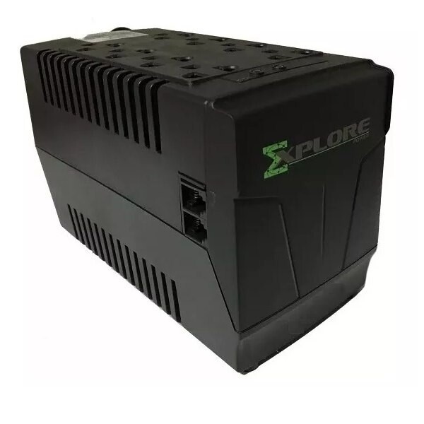 Regulador  de Voltaje Explore 600w 8 Tomas