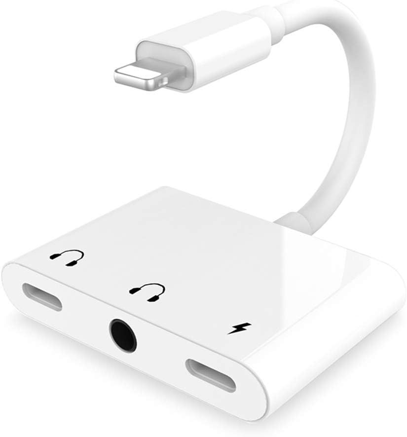 Adaptador de audifonos 3 en 1 para iPhone
