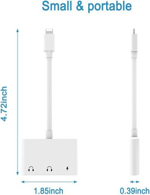 Adaptador de audifonos 3 en 1 para iPhone