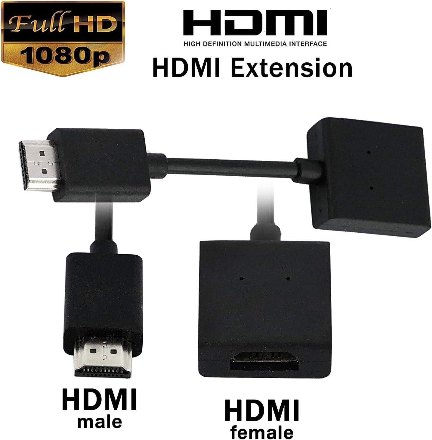 Extension Hdmi Macho A Hembra Para Fire Tv Stick, Roku