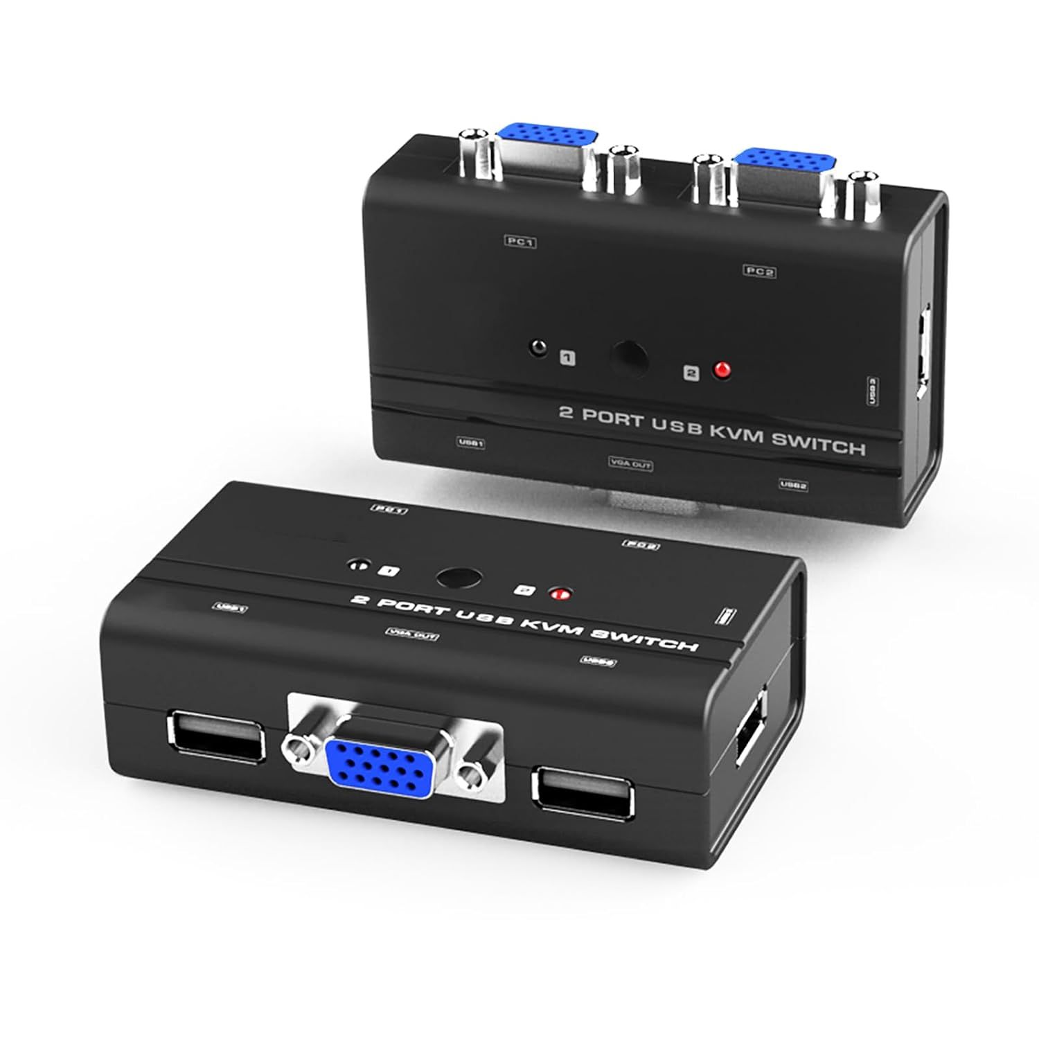 Switch  KVM VGA de 2 puertos, rybozen