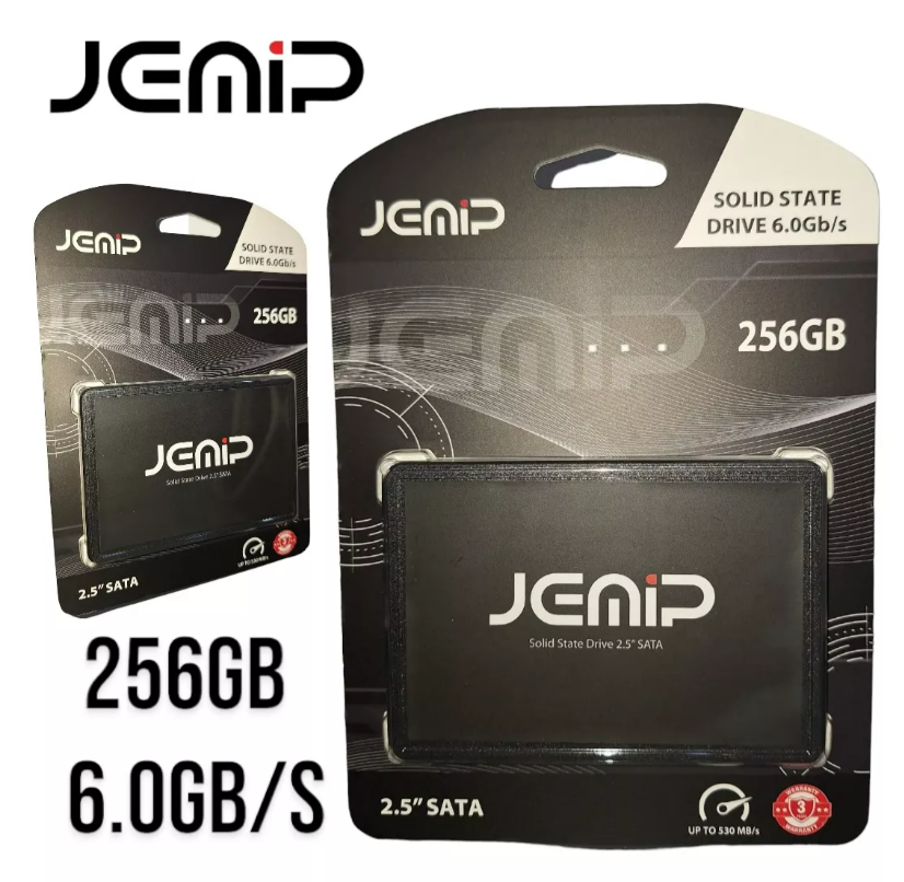 Disco sólido SSD 2.5 SATA 3 256GB Jemip
