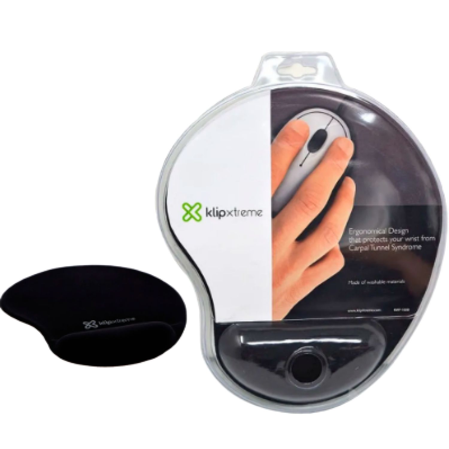 Mouse Pad de Gel Negro KLIP XTREME (KMP-100B)