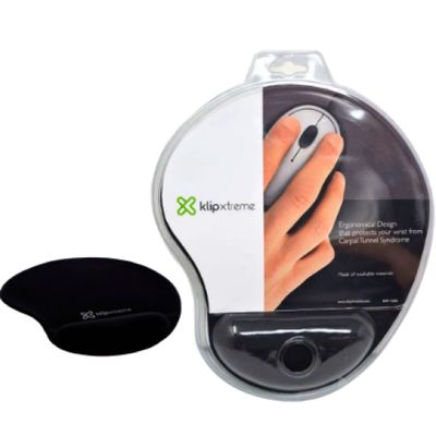 Mouse Pad de Gel Negro KLIP XTREME (KMP-100B)