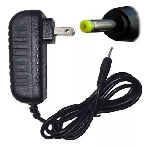 Cargador para Tablet 5v 2a Punta Fina amarilla 2.5 x 0.7mm