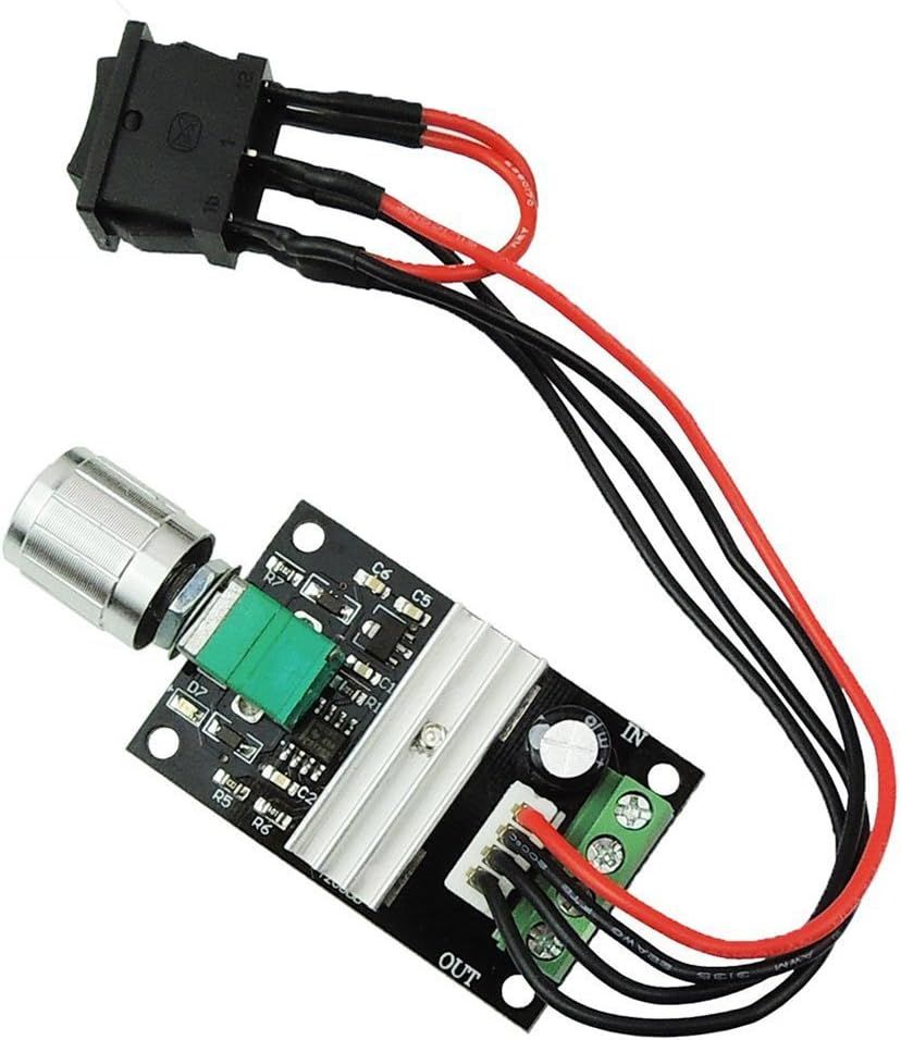 controlador de velocidad del motor (PWM) 6V 12V 24V 3A 80W