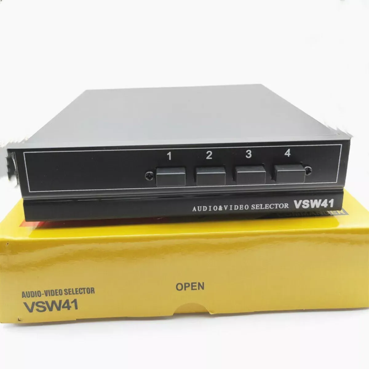 Switch RCA de 4 puertos, av commander vsw41