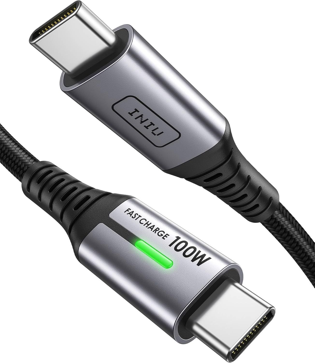 Cable USB-C macho-macho, 100W 2mts, INIU