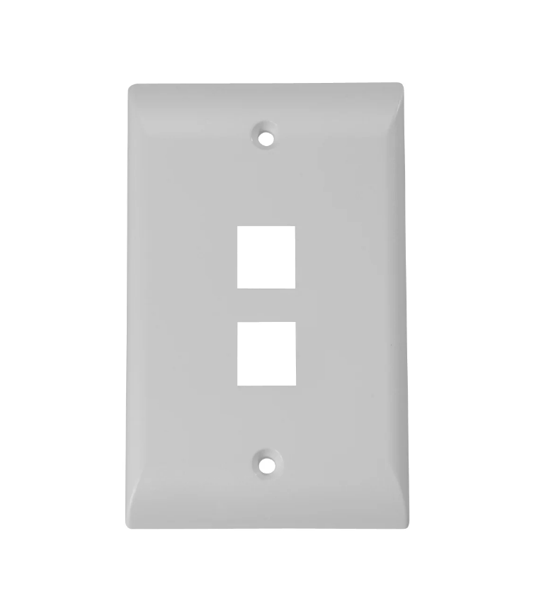 Face plate 4x2 de 2 puertos