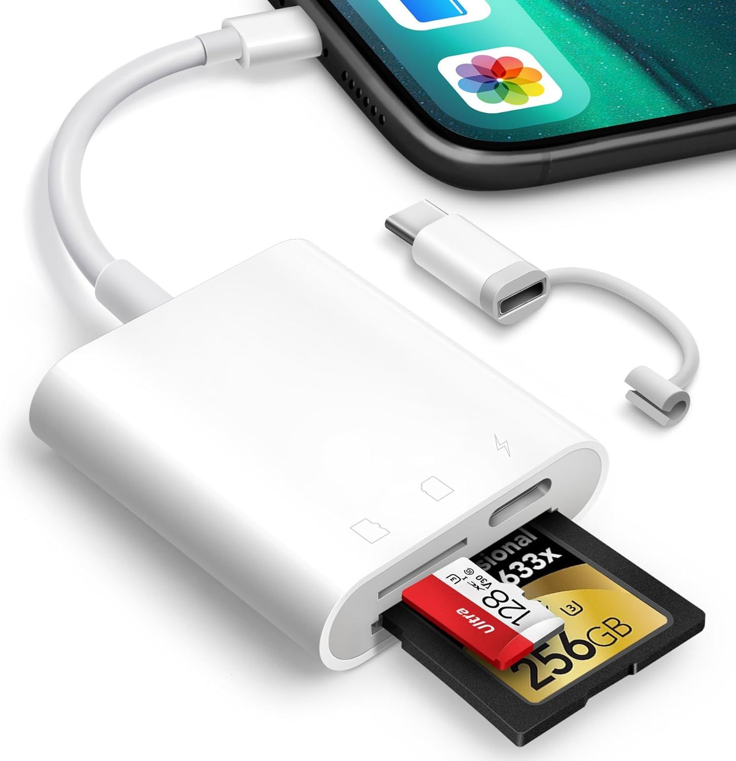 Lector de tarjetas SD para iPhone Y iPad