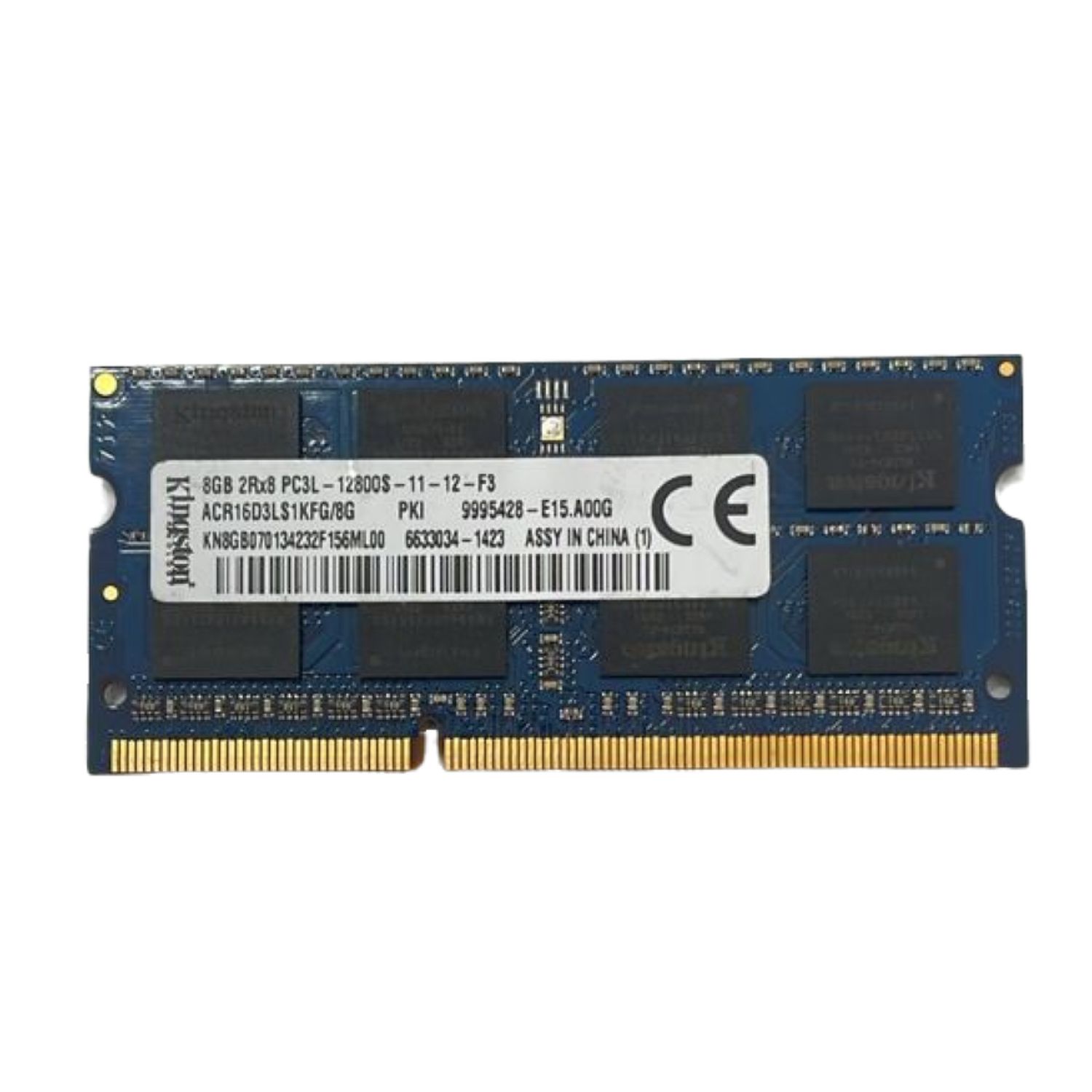 Memoria Ram Ddr3 De 8gb 1600/1333mhz Para Laptop kingston