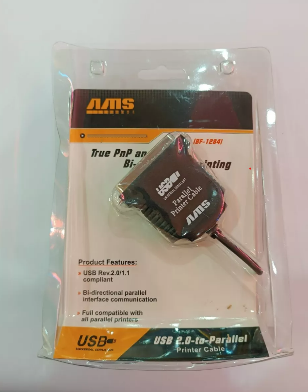 Cable Us  A Paralelo De Impresora 36 Pin, Ams 3 Metros