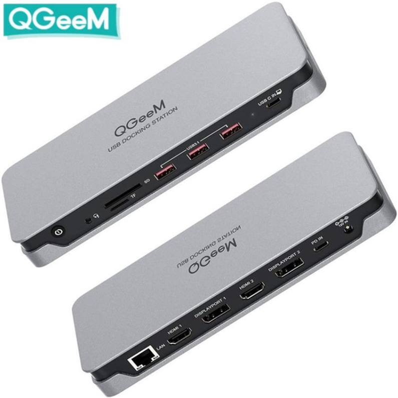 HUB USB 14 EN 1, QGeeM QG-D6908-LX4