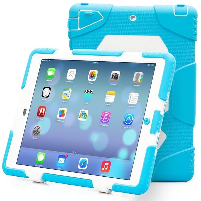 Funda para iPad Air 2, ACEGUARDER LIGHTBLUE/WHITE