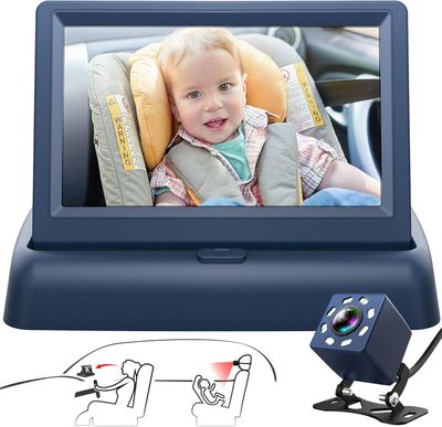 Camara de Vehiculo para bebe, 4.3 pulgadas