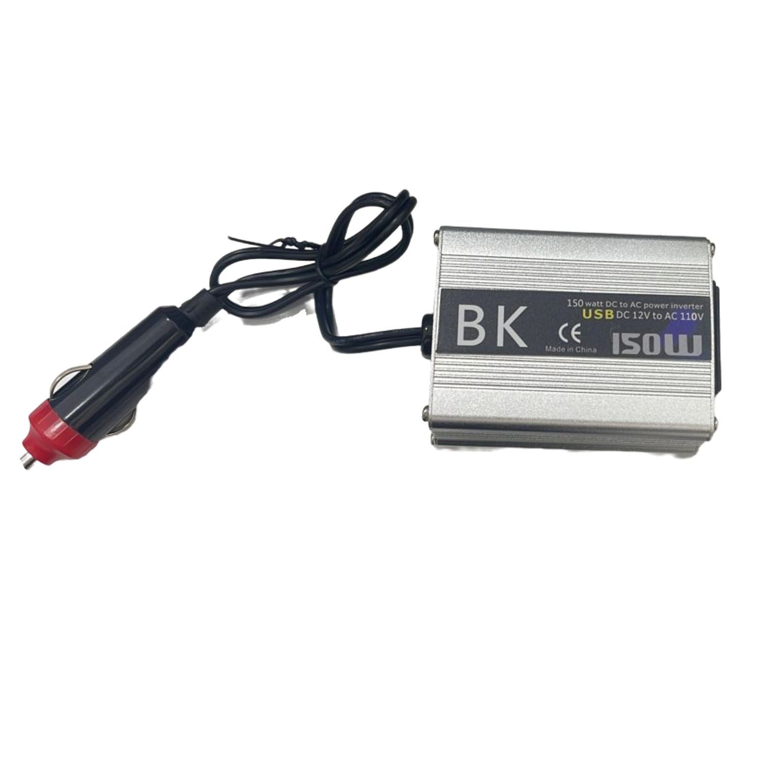 Inversor para carro de 150W,  12 V a 110V BK