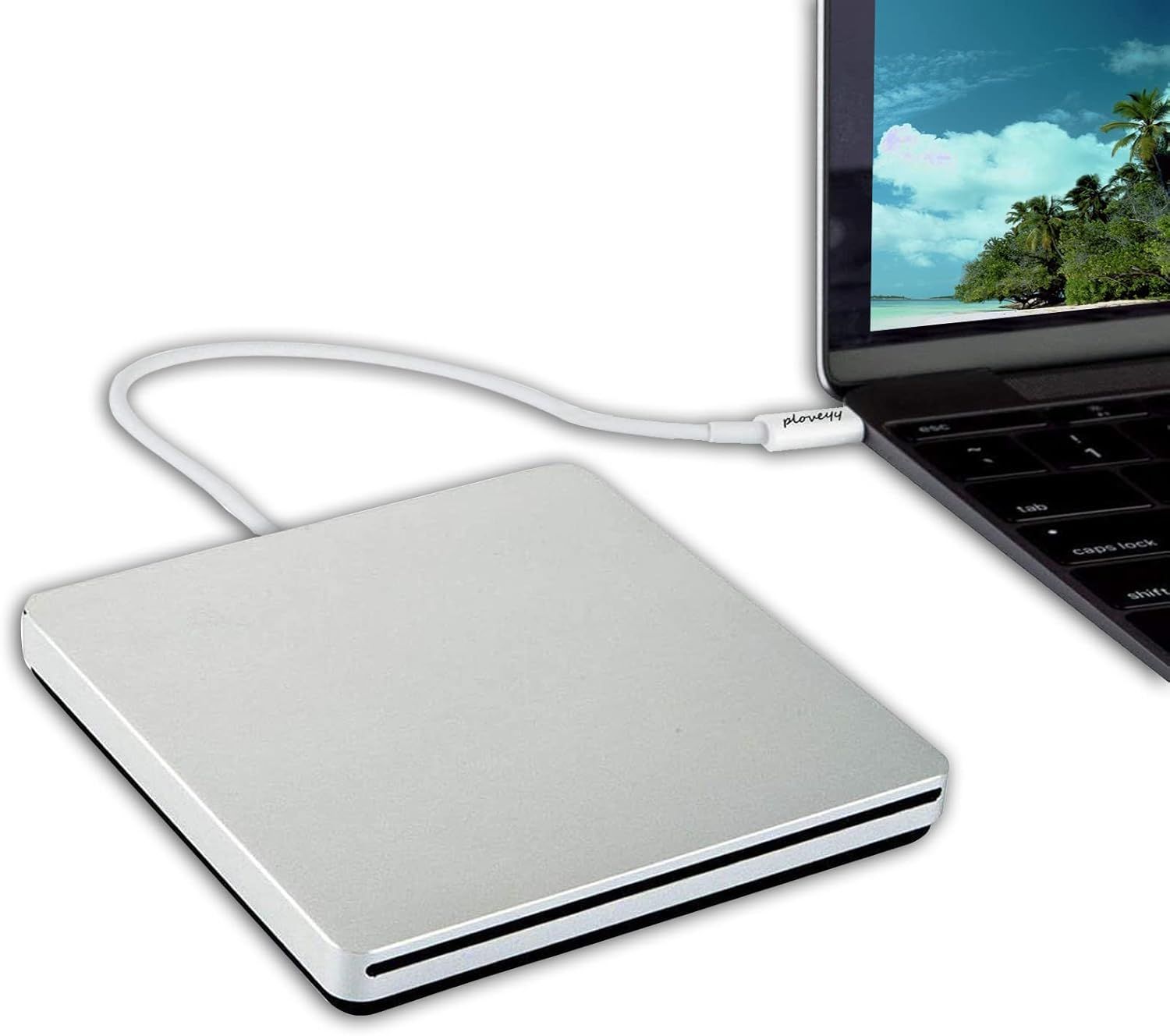 Unidad externa de CD DVD USB-C/USB3.0 PLOVEYY