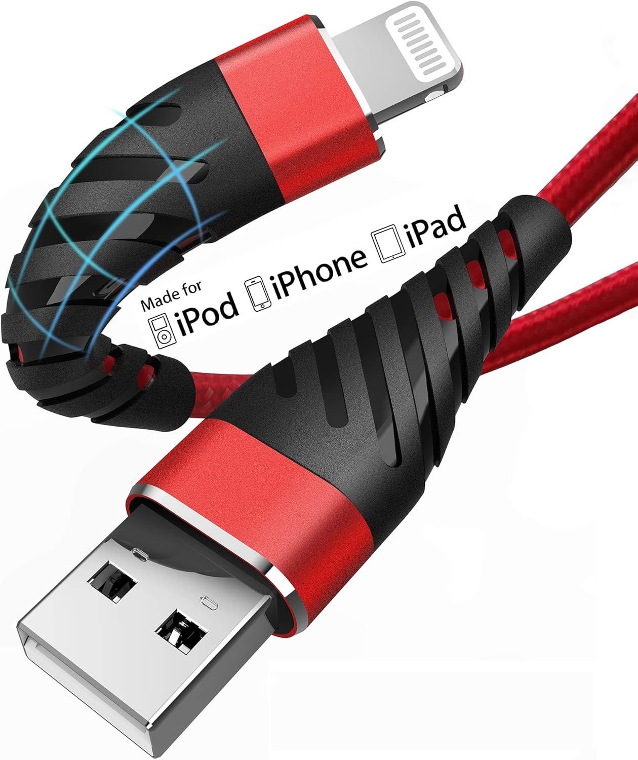 Cable Lightning Para iPhone Con Certificación Oiith Mfi