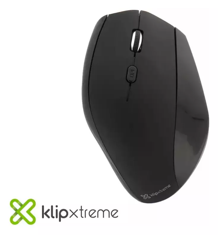 Mouse vertical inalámbrico Klip Xtreme EverRest KMW-390 negro