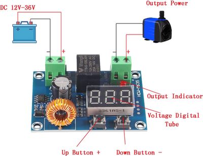 Modulo de protección de voltaje DC 12-36V