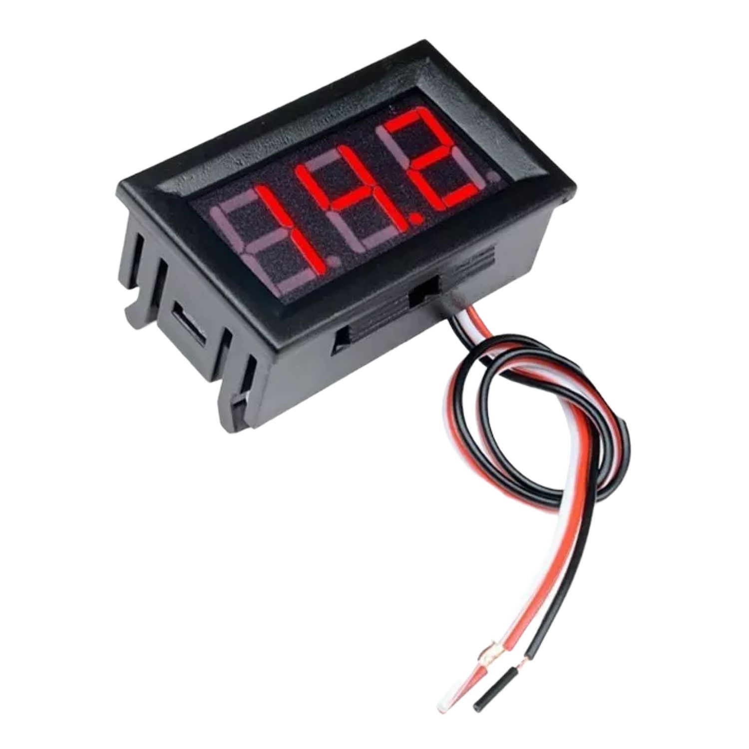 Medidor Voltimetro Digital Led Universal 12v/24v Para Carro