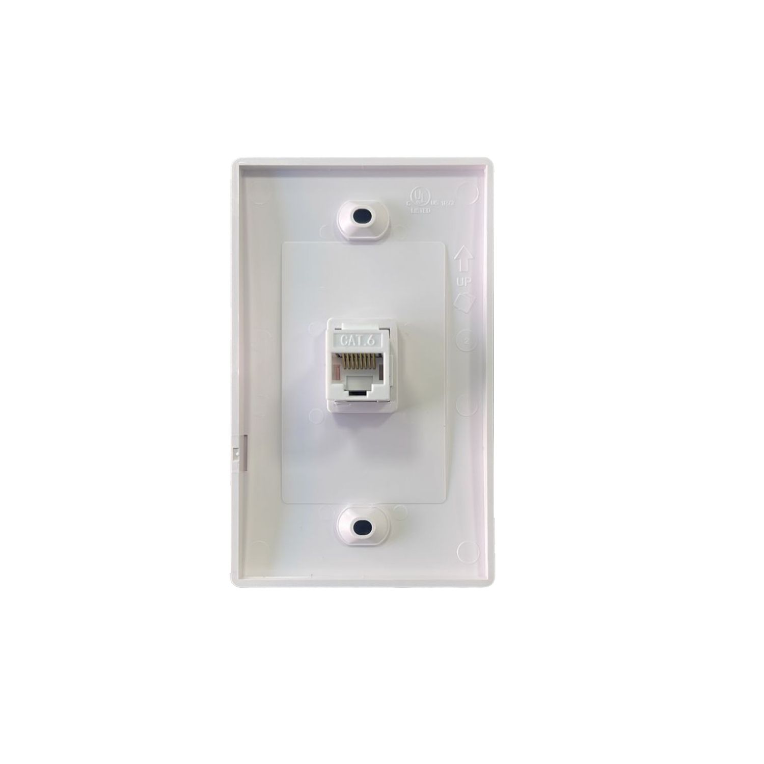 FACEPLATE RJ45 CAT 6 DE 1 PUERTO CON JACK, NEXXT