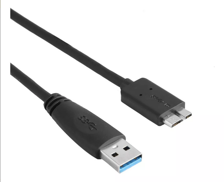 Cable USB 3.0 para disco duro externo, 50 cm