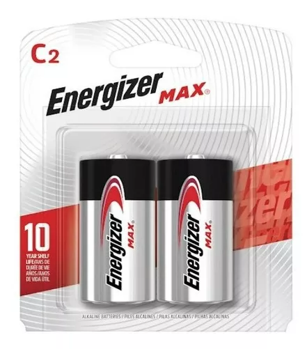 Pilas Baterías C2 Energizer Max Blister De 2 Unidade