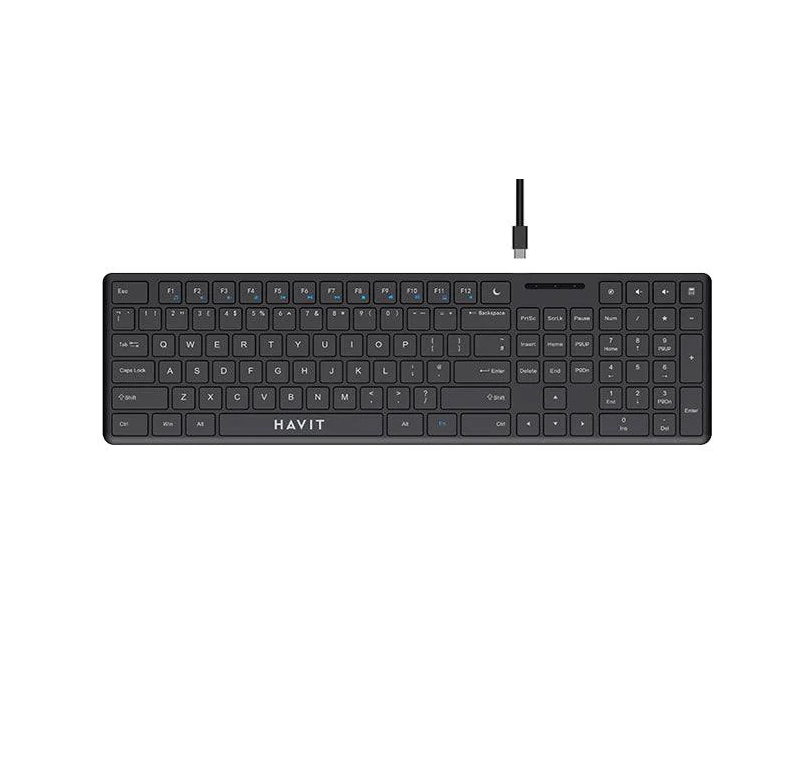 Teclado Ultra Slim Havit KB252, alambrico