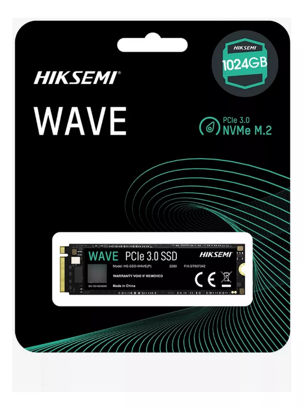 DISCO DURO Ssd Nvme M.2 1024gb Gen 3 Hiksemi Wave 2500mb/s