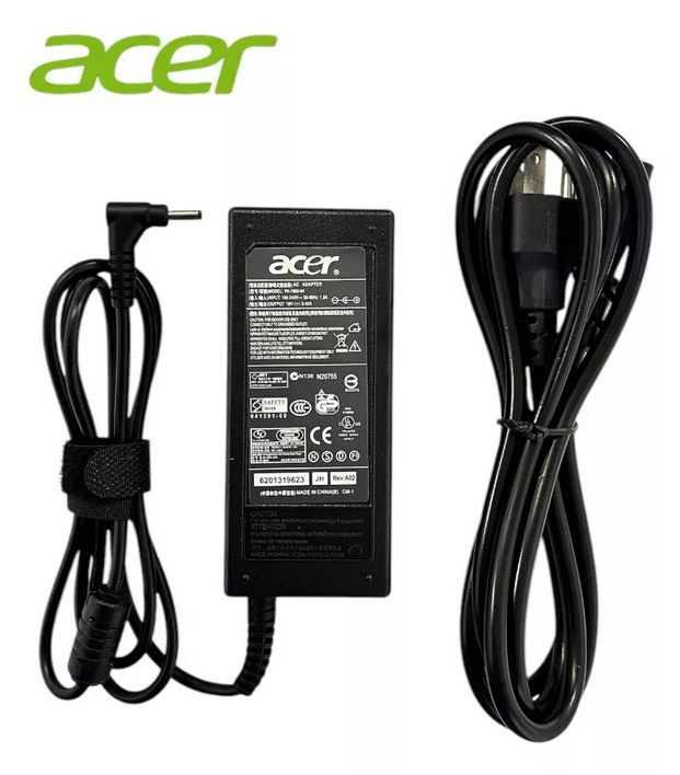 Cargador para laptop Acer Chromebook punta super fina 19V 3.42A