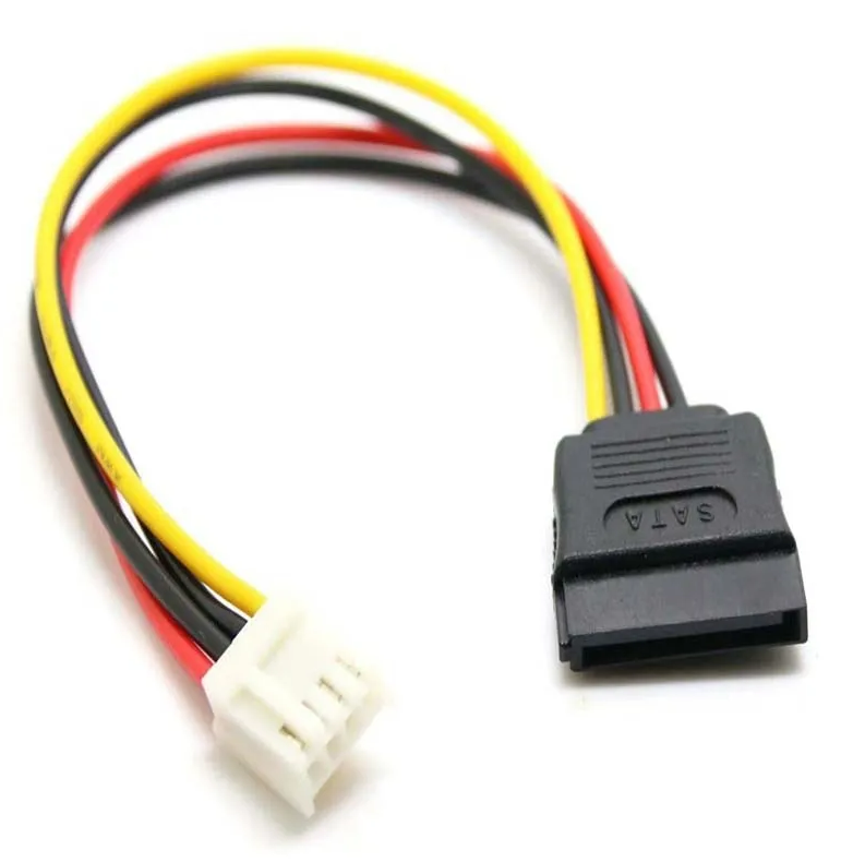 Cable adaptador SATA de 15 pines hembra a 4 pines Floppy FDD hembra
