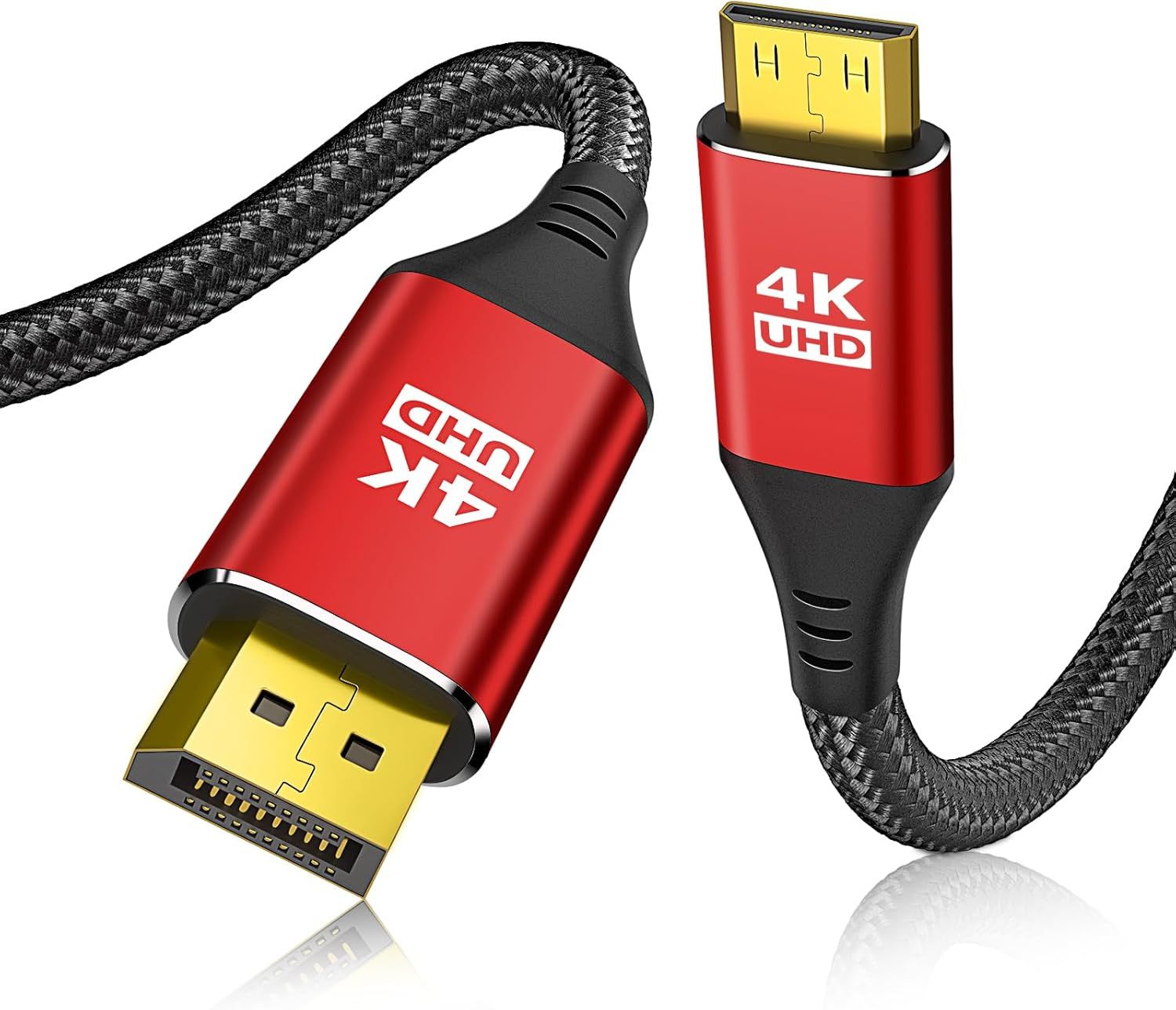 Cable DisplayPort a Mini HDMI de 3mts, cable unidireccional 4K