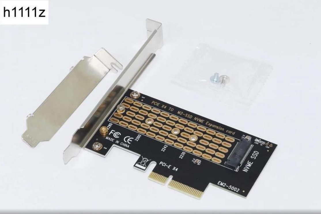 Tarjeta adaptadora PCIE a M2 NVMe PCI Express 3.0 X4
