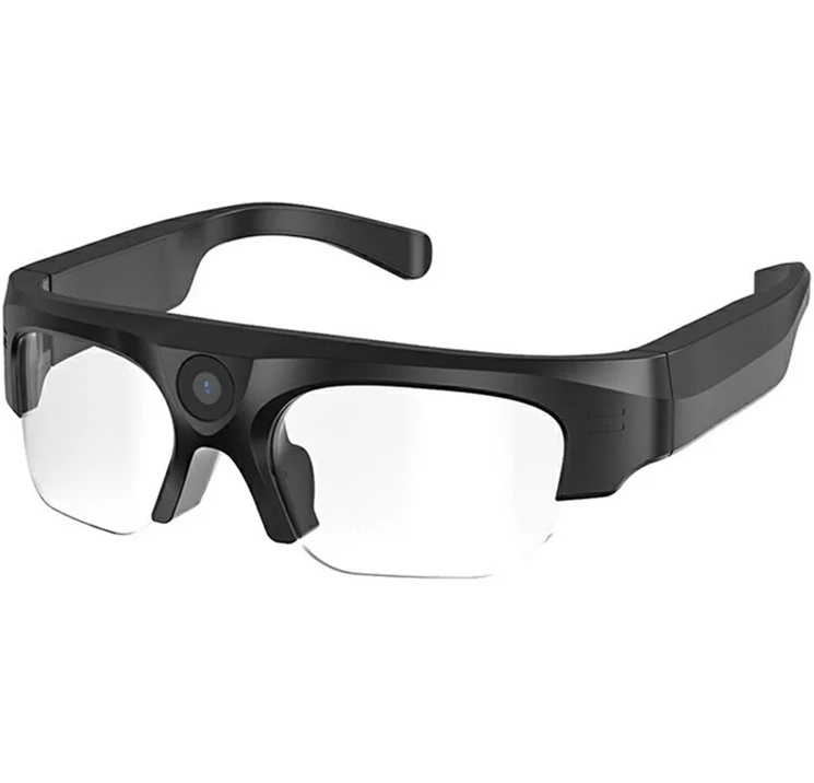 Lentes inteligentes XV16 2K con cámara de video y audifonos compatibles con Bluetooth