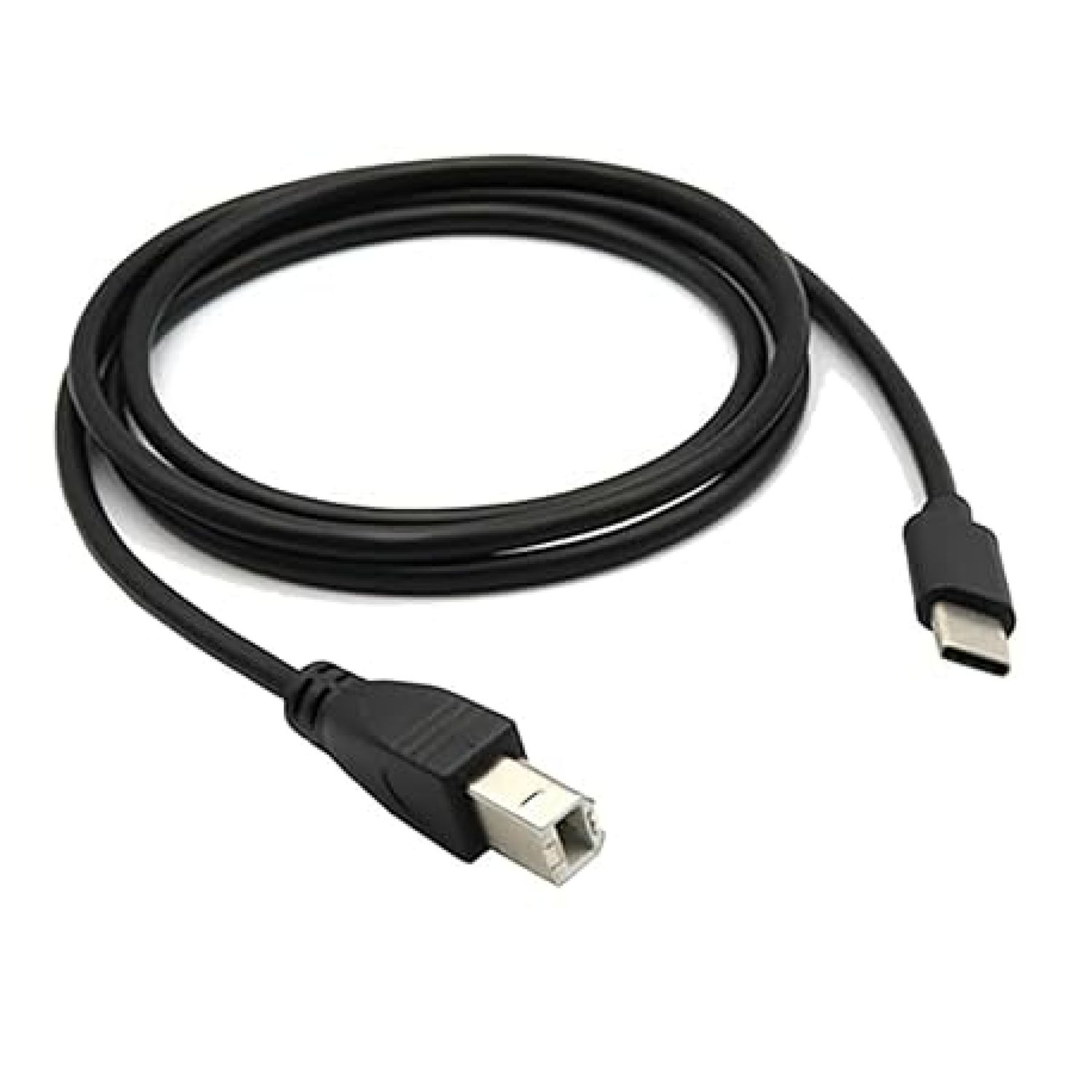 Cable para impresora tipo C a USB B de alta velocidad, 1 metro