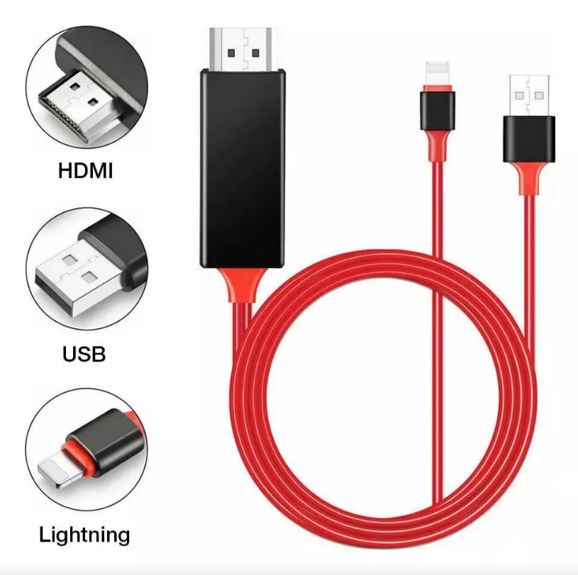 Cable Lightning a HDMI Hdtv