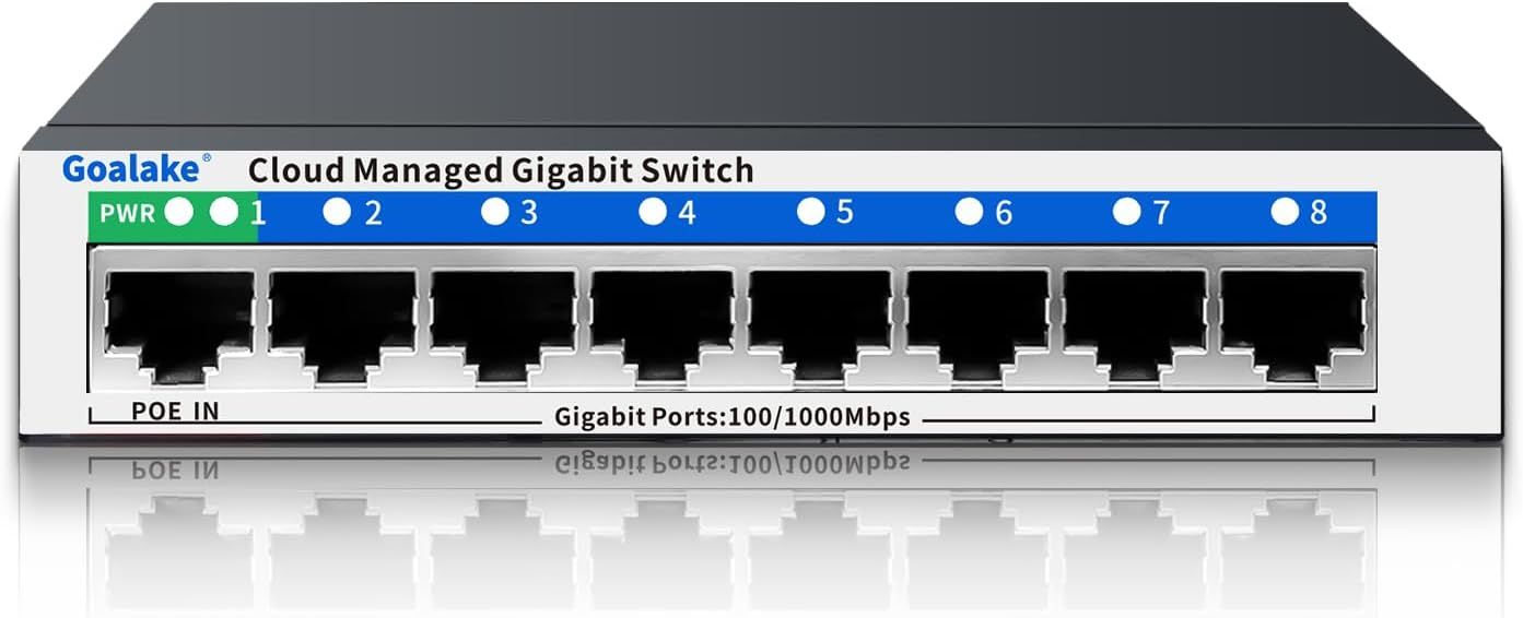 Switch Poe Gigabit de 8 puertos Goalake Gs108