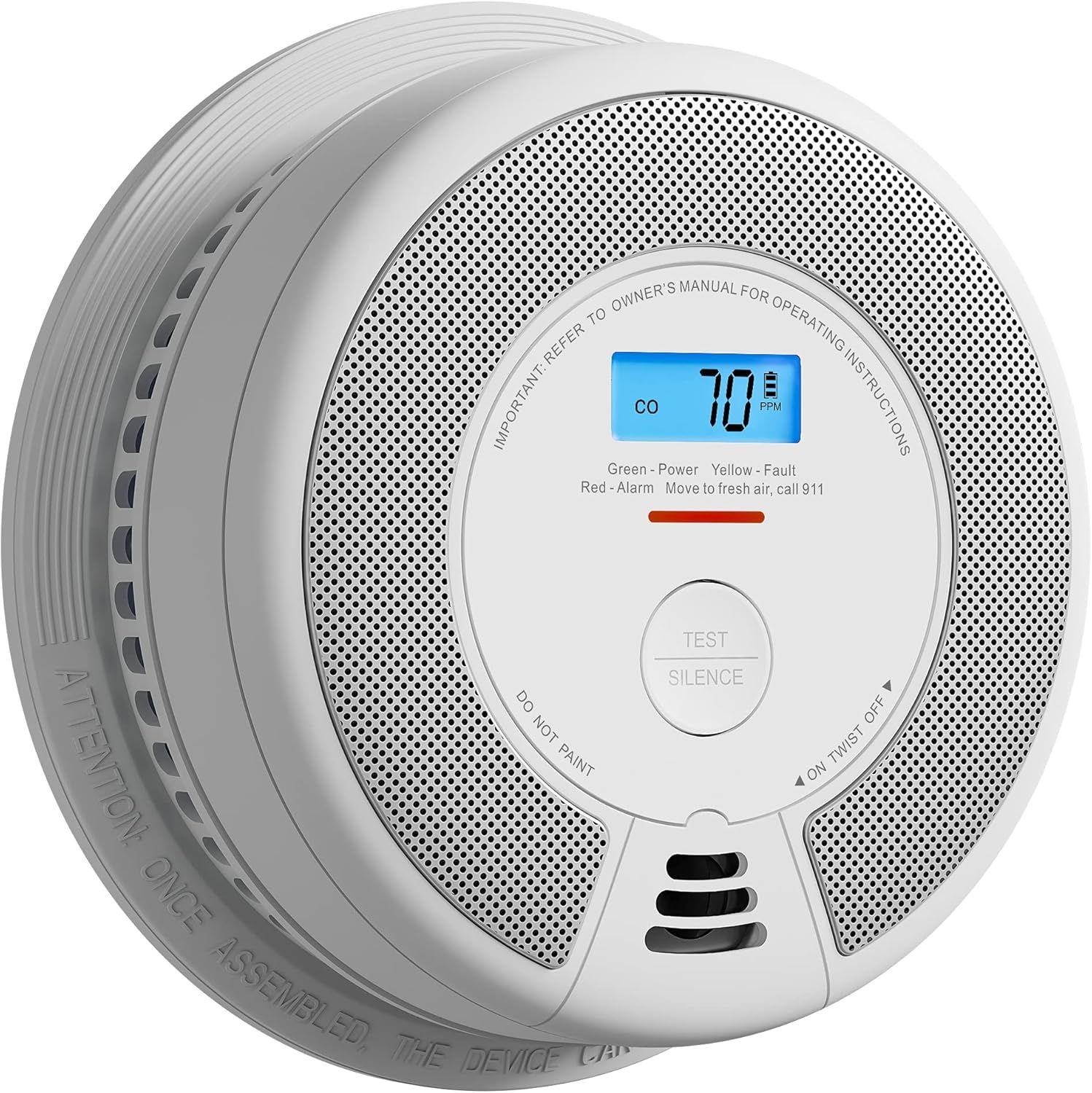 Detector de humo y monóxido de carbono X-Sense SC07 - Paquete de 1