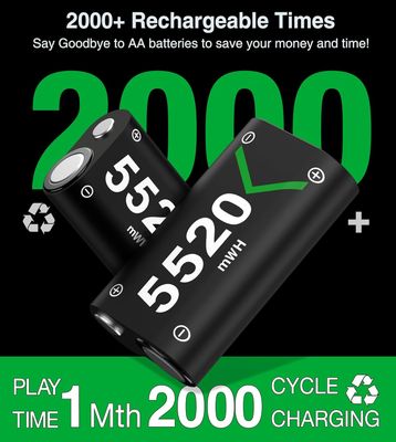Baterías Recargables para Xbox One/Xbox Series X|S de 5520 mWh