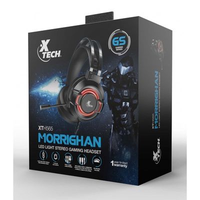 Audífonos estéreo Xtech XTH565, con iluminación LED para videojuegos